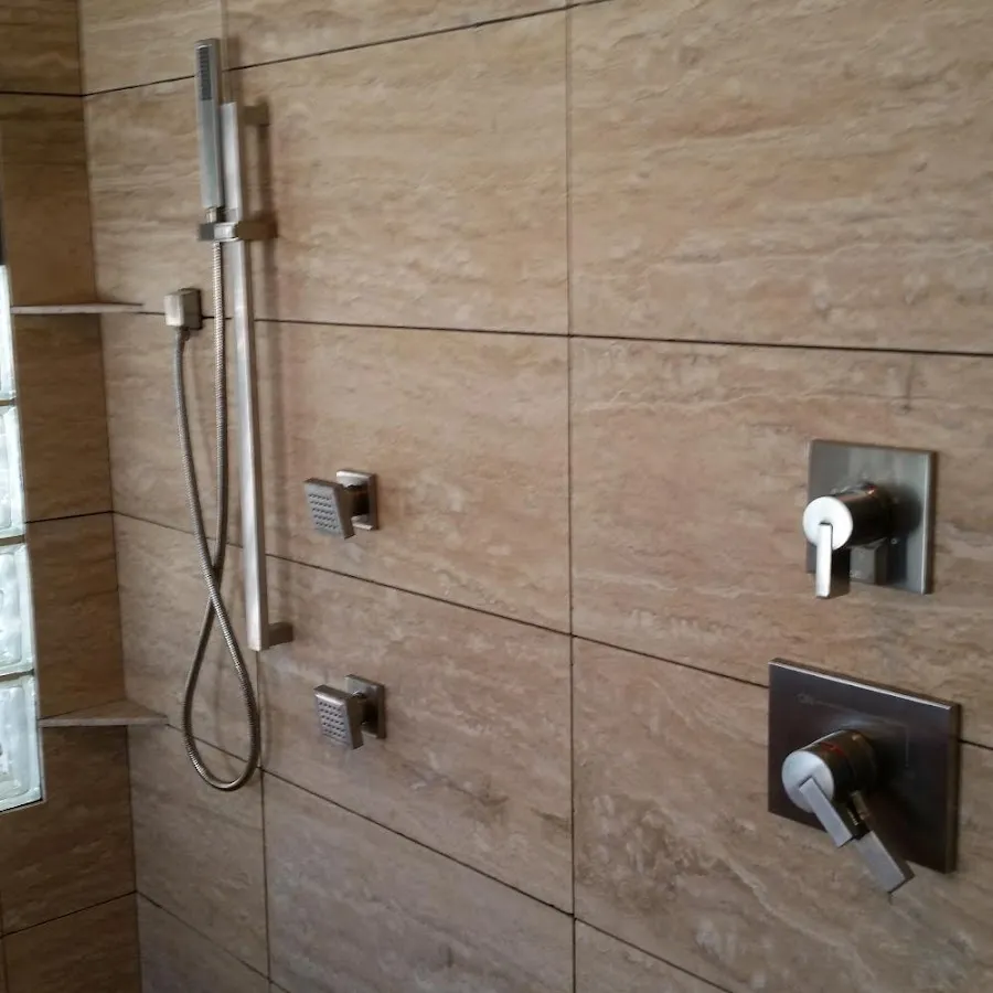 Shower fixture installation for Water Heater Replacement in Steilacoom